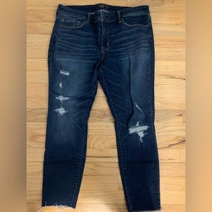 Abercrombie & Fitch Harper Ankle Jeans EUC